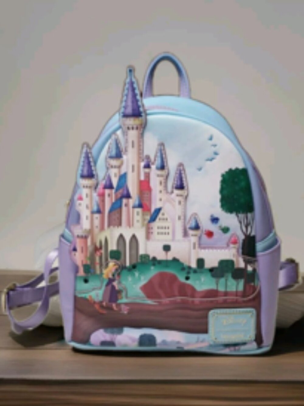 Loungefly Disney Princess Castle Series Sleeping Beauty Mini Backpack